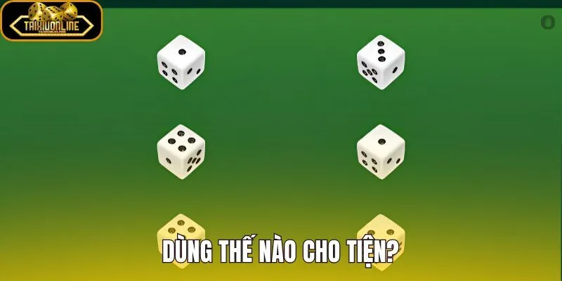 App lắc xí ngầu 3D với thao tác lắc chạm cực nhanh